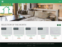 Tablet Screenshot of conseils-immobiliers.com